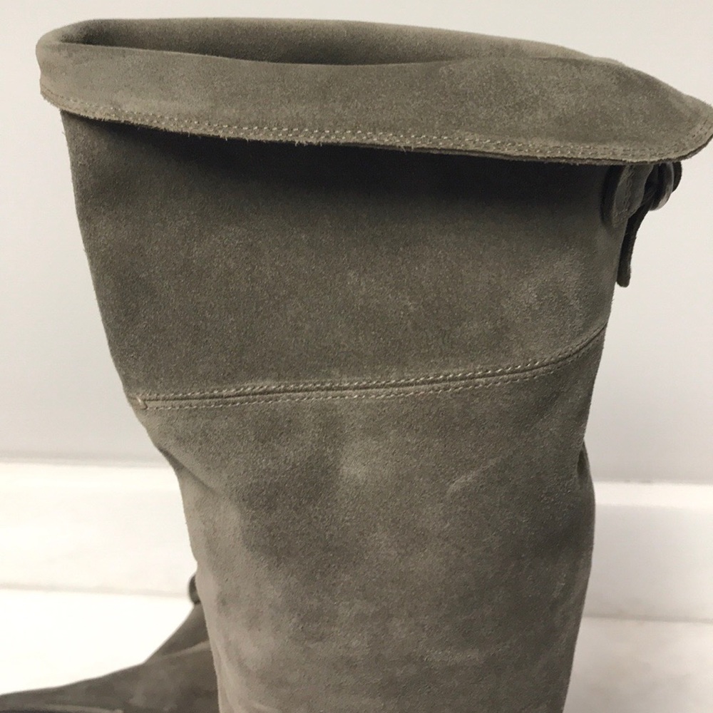 Frye Suede Lucinda Slouch Boots - Picture 4 of 8